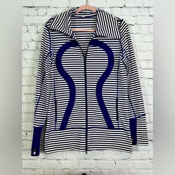 LULULEMON In Stride Stripe Jacket 12* - Picture 2 of 6